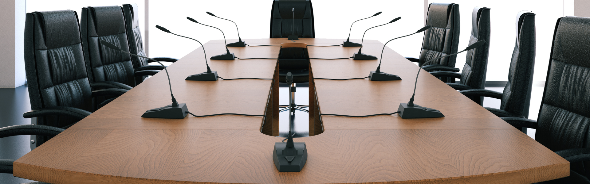 board room table with chairs
