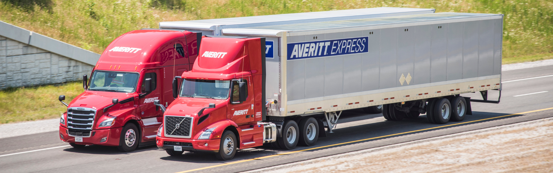 averitt express semi trucks