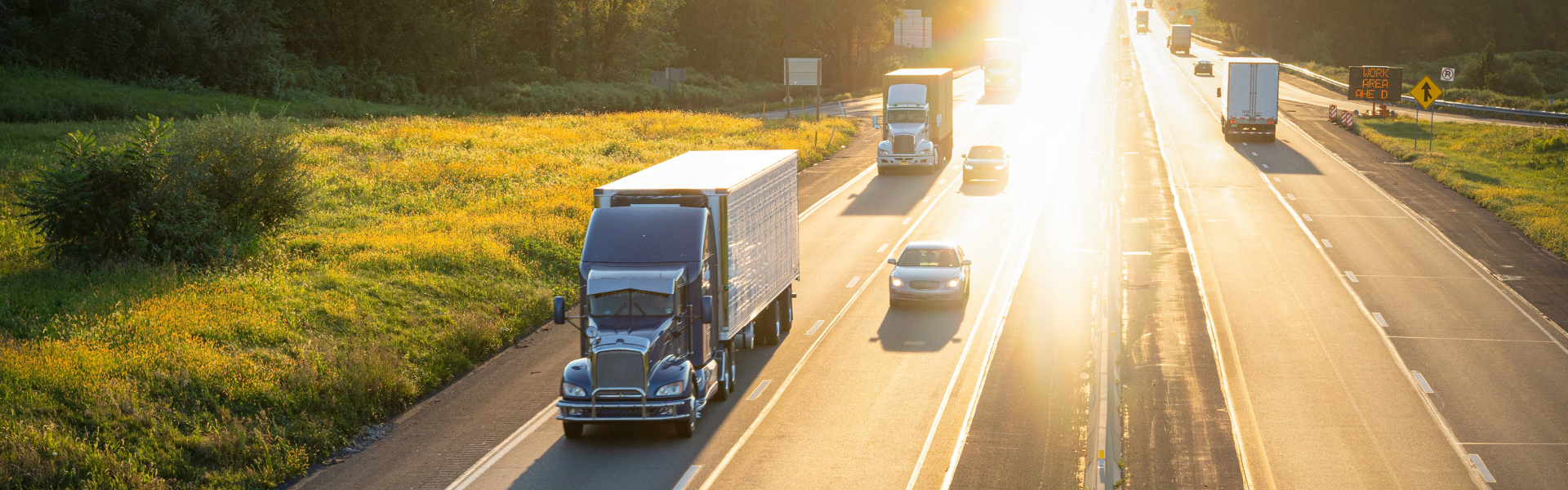 vehicles on highway