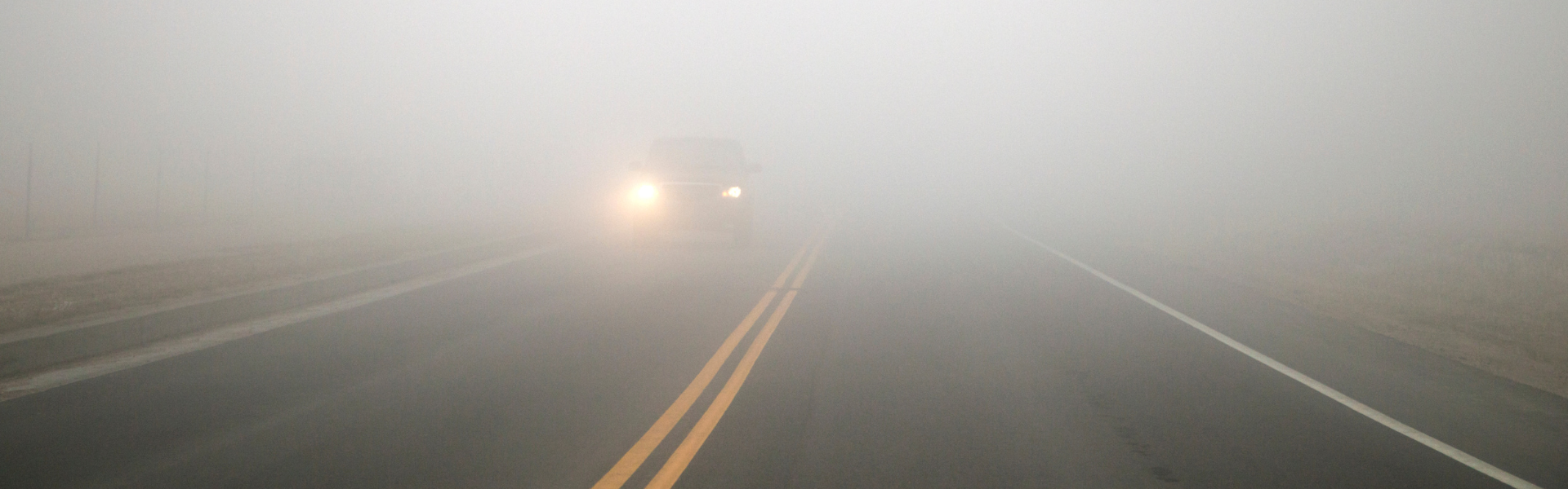 foggy road