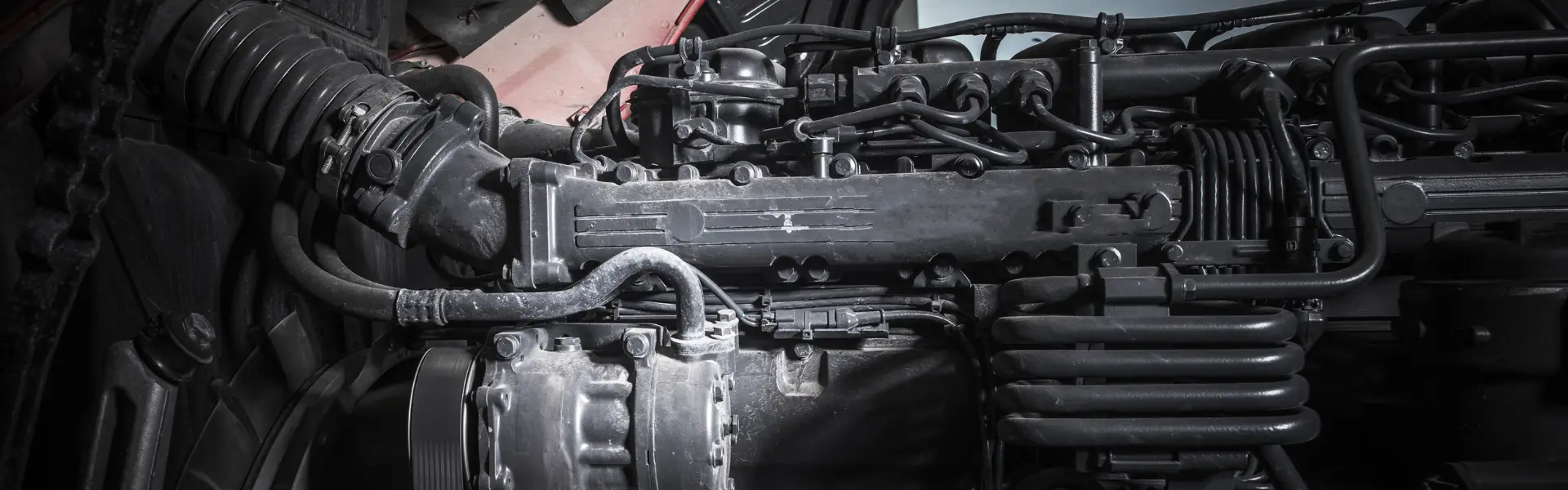 semi truck engine
