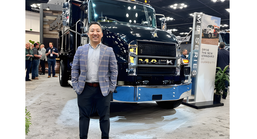 Mack Trucks brings its Protect safety system to MD Series medium-duty trucks, offering radar, cameras, and collision-avoidance technology. Drivers benefit from forward- and side-looking pedestrian detection, lane departure alerts, adaptive cruise control, and blind-spot support for safer highway and city driving.