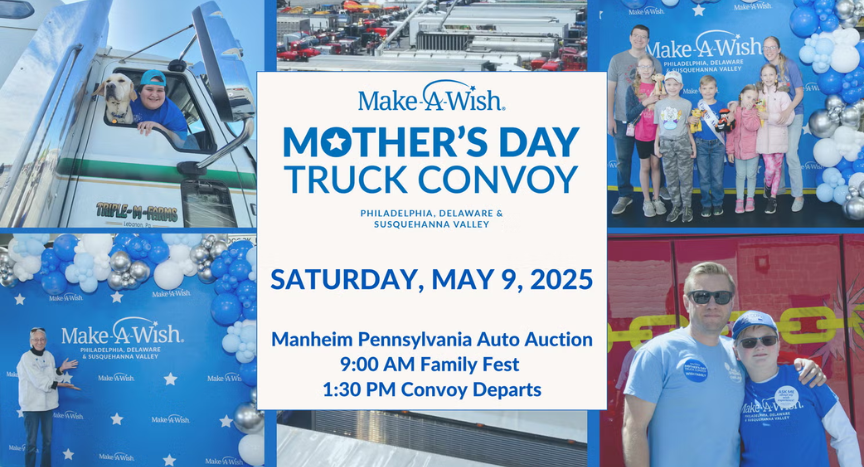 Mother’s Day Truck Convoy 2026 details, including registration, requirements, and how the event supports Make-A-Wish fundraising efforts.