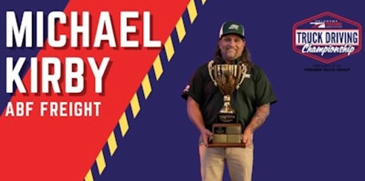 ABF Freight driver Michael Kirby won the Oklahoma Trucking Association’s Truck Driving Championships title and straight truck class, with class winners advancing to nationals in Pittsburgh.