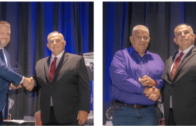 The LMTA Foundation honored Casey Driggers and Charles James during its 2026 Truck Safety Awards ceremony for their leadership, professionalism, and commitment to trucking safety.