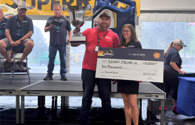 Kenny Ziglar II earned Best of Show at the 2026 Shell Rotella SuperRigs competition for the second consecutive year with his 2007 Peterbilt 379, "Scrapin' By."