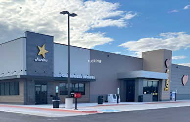Love’s opened a new Joliet, Illinois travel stop along I-80 with 91 truck parking spaces, fuel bays, showers, and driver services.