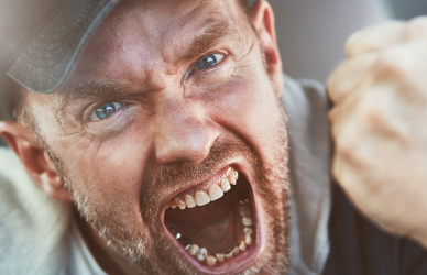 angry white man