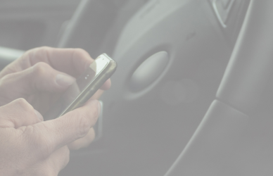 texting in car