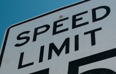 Speed limit sign
