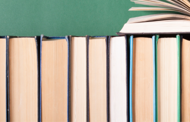 line of books