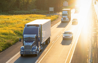 vehicles on highway