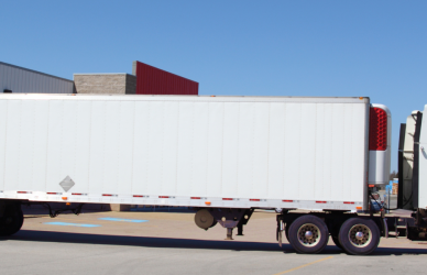 white semi truck