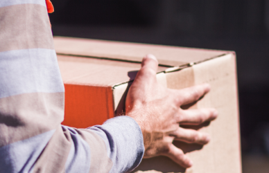 Man holding package