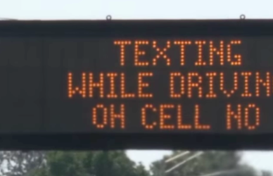 funny road sign