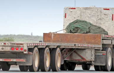 flatbed semi truck