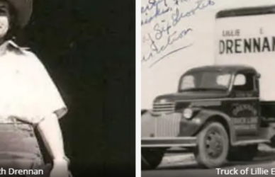 lillie elizabeth drennan and her truck