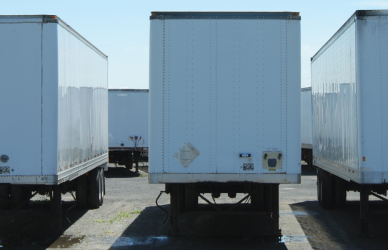 parked semi trailers