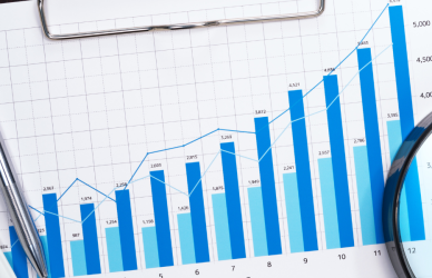 Charts of data