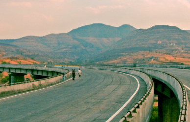 bridge in mountains