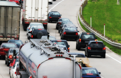 traffic on road