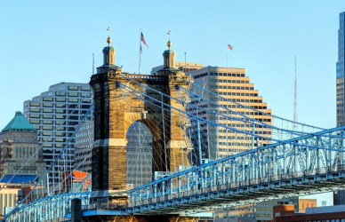 Skyline of Cincinnati, Ohio